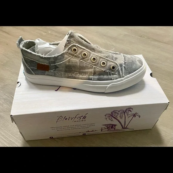 Blowfish Play - gray camo canvas shoes - Picture 4 of 10